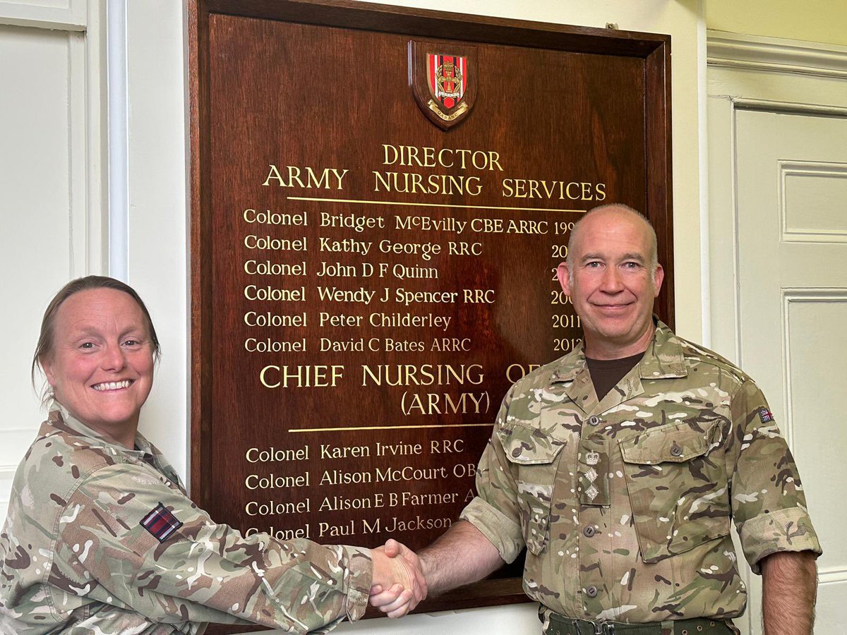 QARANC Assn Official (@qarancassn) on Twitter photo We say a fond farewell to Col Paul Jackson and welcome Col Helen Winder as the new CNO(A).
Thank you Col Paul for your service, advice and support throughout your tenure as CNO and President of the Association. We wish you well in your retirement. We say a fond farewell to Col Paul Jackson and welcome Col Helen Winder as the new CNO(A).
Thank you Col Paul for your service, advice and support throughout your tenure as CNO and President of the Association. We wish you well in your retirement.
