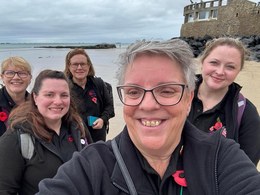 Five of our ladies went to Normandy last weekend with Cranwell Military Wives Choir to commemorate the 80th anniversary of D-Day, performing acts of remembrance at Pegasus Bridge, Bayeux War Cemetery and the British Normandy Memorial.
