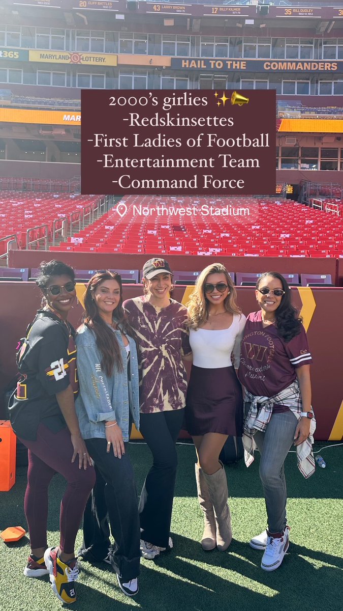 DCREchick's tweet image. It was an amazing experience to be back on the field, reliving the magic with old friends and feeling the game-day energy! 💛❤️

Perfect day all around, didn’t hurt that we annihilated the #Panthers 🫡
#HTTC #DarrellGreen #HomecomingGame #OnceACheerleaderAlwaysACheerleader