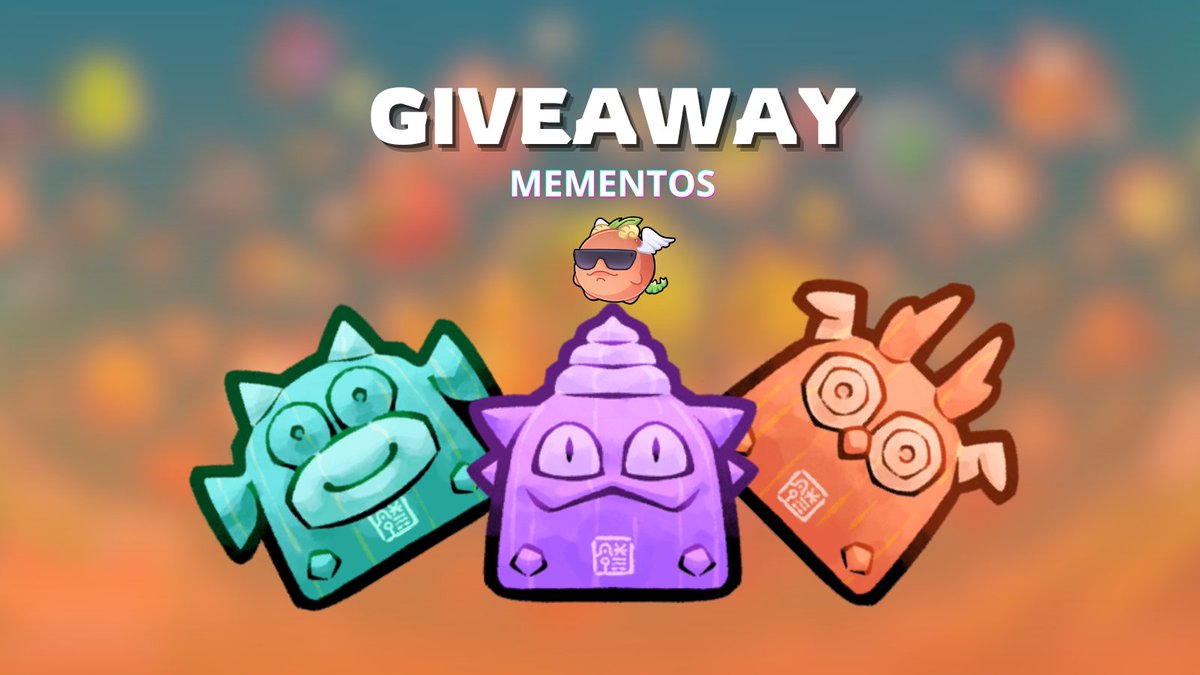 DUR4ZN1LL0's tweet photo. 🔥 Giveaway MEMENTOS 🔥

x200 🌀 Aqua Mementos
x200 🦎 Reptile Mementos
x200 🐞 Bug Mementos

2 Winners gonna get 100 of each (300 in total)

👉 Follow a @dur4zn1ll0
🔁 RT &amp; Like
👥 Tag 2 friends
💬 Comment your ronin

deathline - 24 oct https://t.co/v7lGL1FrV4