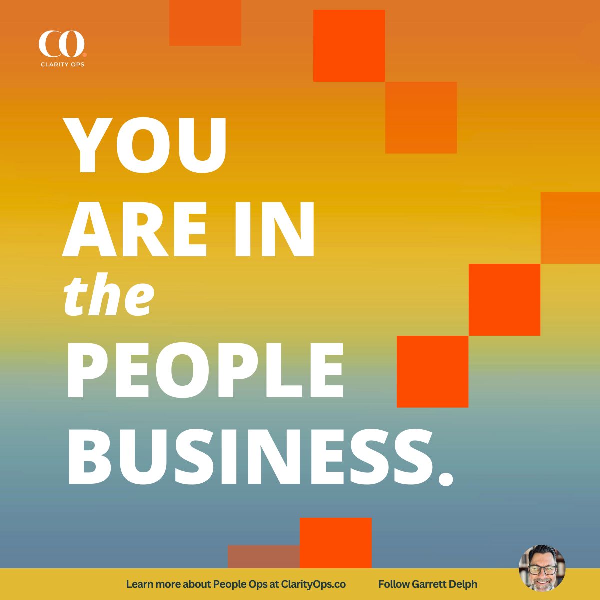 garrettdelph's tweet photo. 🤔 Are you are a service business owner/operator?

If so, just in case someone didn't tell you...

YOU are in the people business.

↳ You are in the business of 𝐅𝐈𝐍𝐃𝐈𝐍𝐆 great people.
↳ You are in the business of 𝐀𝐒𝐒𝐄𝐒𝐒𝐈𝐍𝐆 those people.
↳ You are in the business of 𝐕𝐀𝐋𝐔𝐈𝐍𝐆 those people.
↳ You are in the business of 𝐎𝐑𝐆𝐀𝐍𝐈𝐙𝐈𝐍𝐆 those people.
↳ You are in the business of 𝐇𝐈𝐑𝐈𝐍𝐆 those people.
↳ You are in the business of 𝐎𝐍𝐁𝐎𝐀𝐑𝐃𝐈𝐍𝐆 those people.
↳ You are in the business of 𝐓𝐑𝐀𝐈𝐍𝐈𝐍𝐆 those people.
↳ You are in the business of 𝐄𝐌𝐏𝐎𝐖𝐄𝐑𝐈𝐍𝐆 those people.
↳ You are in the business of 𝐌𝐀𝐍𝐀𝐆𝐈𝐍𝐆 those people.
↳ You are in the business of 𝐋𝐄𝐀𝐃𝐈𝐍𝐆 those people.
↳ You are in the business of 𝐒𝐔𝐏𝐏𝐎𝐑𝐓𝐈𝐍𝐆 those people.
↳ You are in the business of 𝐑𝐄𝐓𝐀𝐈𝐍𝐈𝐍𝐆 those people.
↳ You are in the business of 𝐃𝐄𝐕𝐄𝐋𝐎𝐏𝐈𝐍𝐆 those people.
↳ You are in the business of 𝐆𝐑𝐎𝐖𝐈𝐍𝐆 those people.
↳ You are in the business of 𝐒𝐂𝐀𝐋𝐈𝐍𝐆 those people.

Don't be fooled. This is your core business.
And it is through those people that you will achieve your business dreams.

You got this 🤘

👉 Follow me, Garrett Delph for more content on future proofing your business.