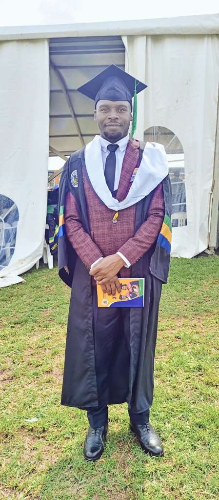 FredMweb's tweet photo. I graduated with a Master of Science in Health Information Technology of @MbararaUST. https://t.co/pAQJJhPFJB