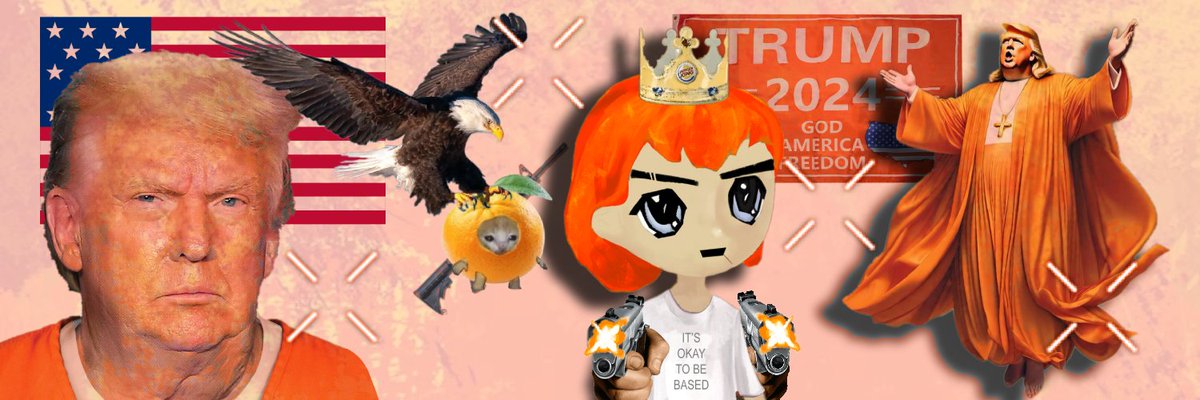 orangemanonbase's tweet photo. That hat is pretty based 👑

$OMAN WORLD ORDER 🍊 https://t.co/lGX0ZfP39T