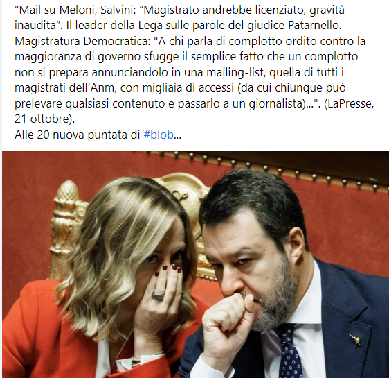 BlobRai3's tweet photo. "COMPLOTTO, DOPPIO COMPLOTTO &amp; CONTROCOMPLOTTO"!?! https://t.co/pGcu1hFx7l