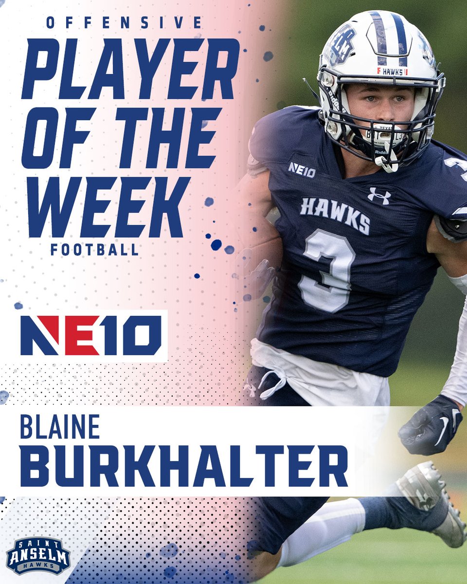 TheNortheast10's tweet photo. 𝐅𝐎𝐎𝐓𝐁𝐀𝐋𝐋 𝐑𝐄𝐏𝐎𝐑𝐓 - 𝐖𝐄𝐄𝐊 𝟕 🏈

Big-time performances by @STAHawks Blaine Burkhalter and @FPUAthletics Damir Stone lead to big-time wins for their teams!

🔗: https://t.co/LNeVXuo2vh

#NE10EMBRACE | #NCAAD2 | #D2FB https://t.co/oqXHv1BcN8