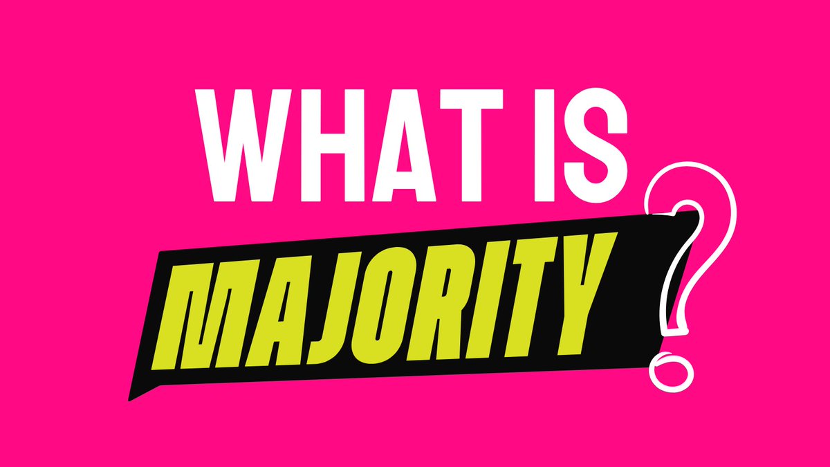 Majority_uk's tweet image. What is Majority?

Thread/