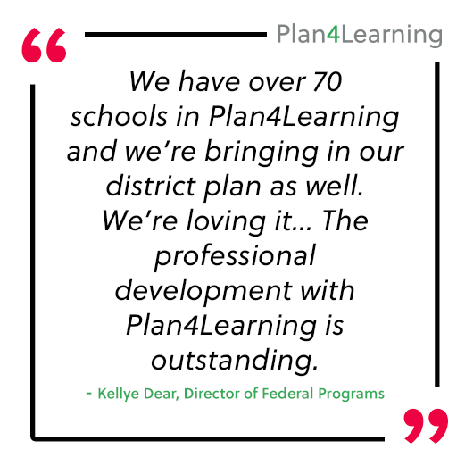 806Technologies's tweet image. 🌟 Great news from Kellye Dear, Director of Federal Programs!

With over 70 schools using Plan4Learning, we’re thrilled to hear you’re loving the professional development! Let’s keep making a positive impact together!

#Plan4Learning
