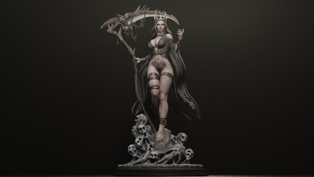 PostPrints's tweet photo. Check out my upcoming Kickstarter campaign, The Harvester!
https://t.co/rLfVA5mV7Z
#art #3dart #miniaturepainting #3Dprinting #zbrush #3dart #3dmodeling #characterart  #blender https://t.co/DfZpscP2MY