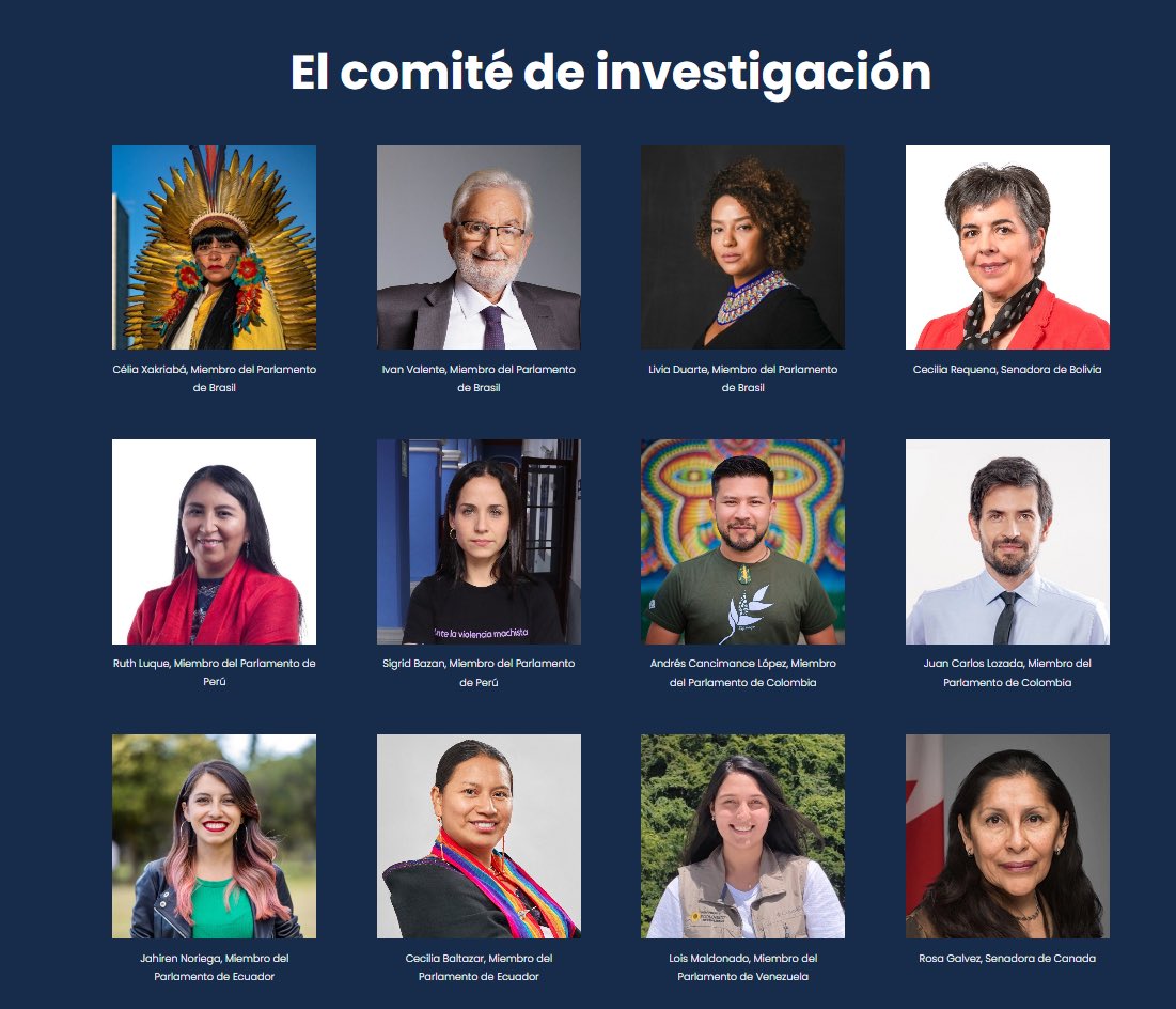 El Comité de la investigación sobre la Amazonía firma la misiva e invita a los +850 colegas parlamentarios de la Red a sumarse a este llamado. La Red se dirige a <a href="/susanamuhamad/">Susana Muhamad</a> como líder de la Declaración de la Coalición Mundial por la Paz con la Naturaleza.