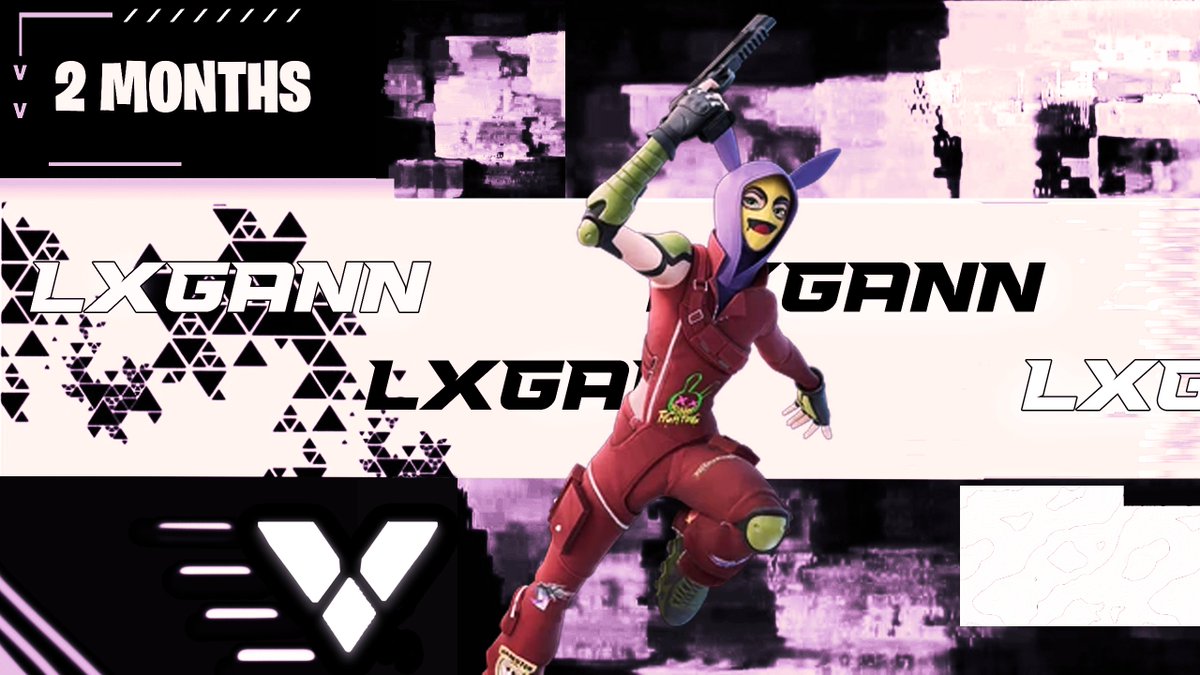 VividEsportsFN's tweet photo. It's @Lxgannwyd 2 month anniversary here at Vivid! 🥳
We hope you enjoy this custom-made banner as long as the many other things we have planned. 

We went for a completely unique and abstract style with this one.
#TeamVivid #Fortnite #FortniteArt https://t.co/7q13ZKhDnC