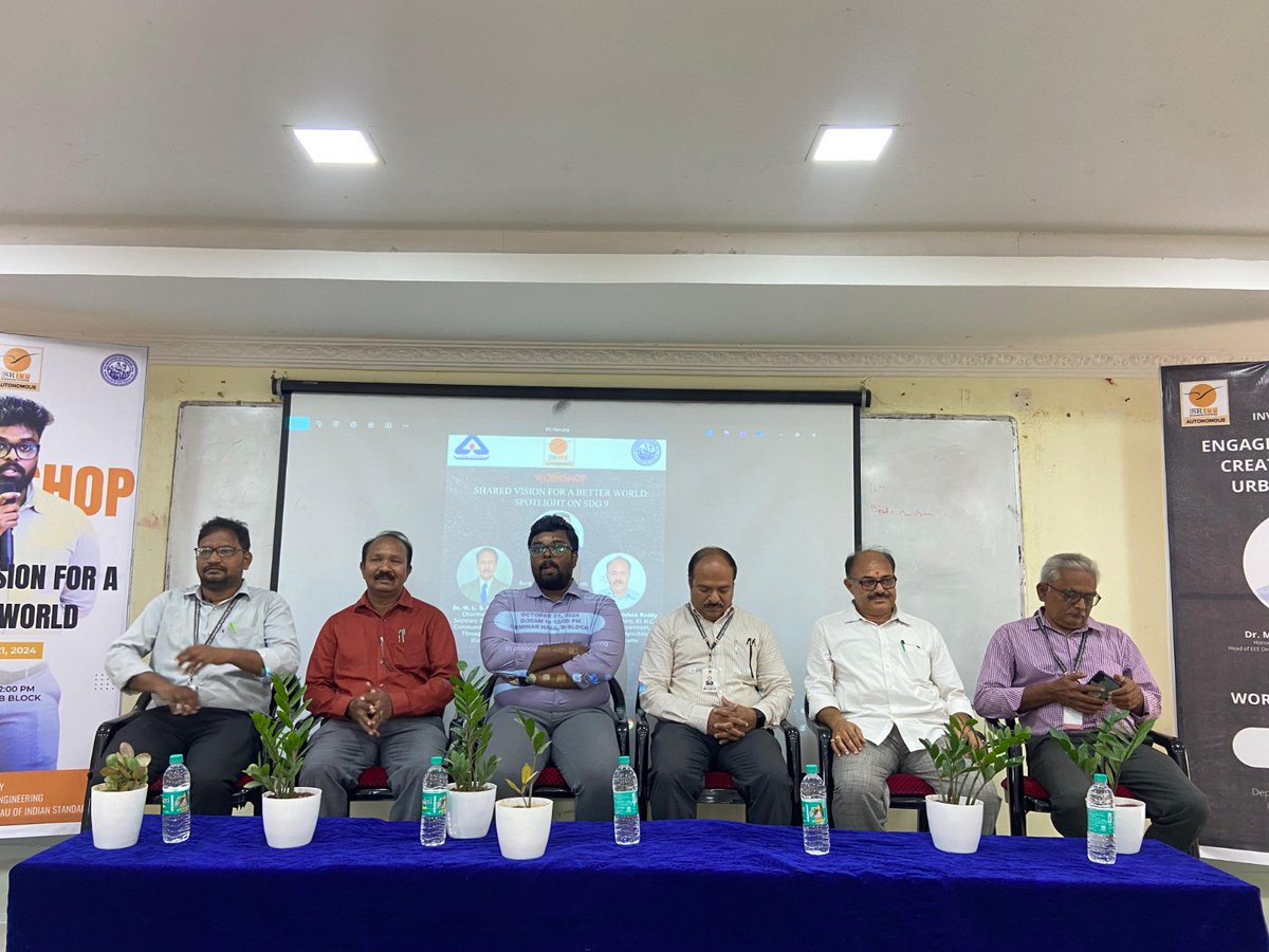 sritatp's tweet image. Celebrating #WorldStandardsDay! Emphasizing global collaboration, innovation &amp;amp; sustainability. Thank you, Mr. Akhil Daruvu, Dr. M.L.S Deva Kumar &amp;amp; Dr. M. Rama Krishna Reddy for inspiring insights! #SharedVisionForABetterWorld #StandardizationMatters