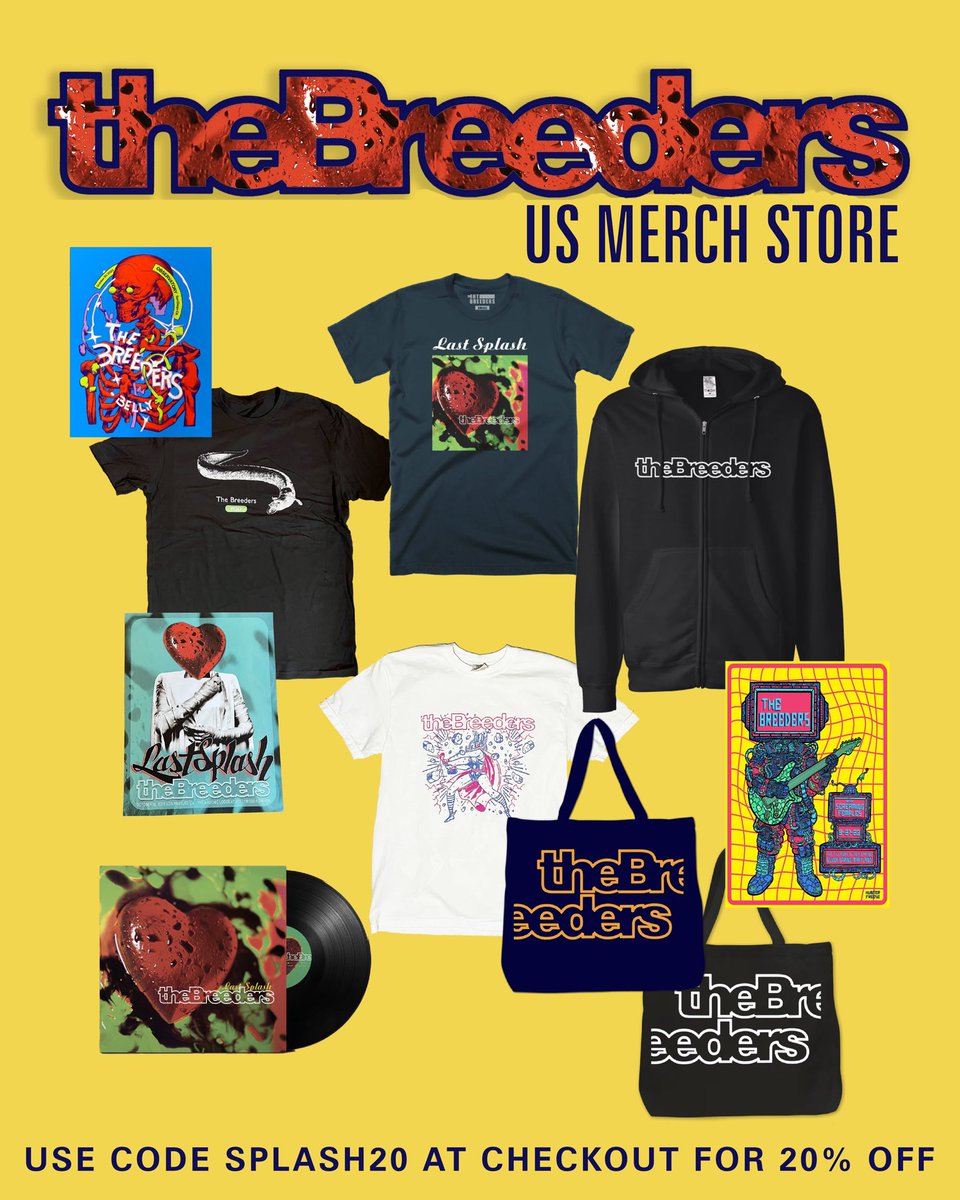 Hi everyone! Shopify’s “add to cart” button was down for a few days last week. To make up for any inconvenience, we’re offering 20% off EVERYTHING for the next 7 days. Use code SPLASH20 at checkout: bit.ly/BreedersMerch