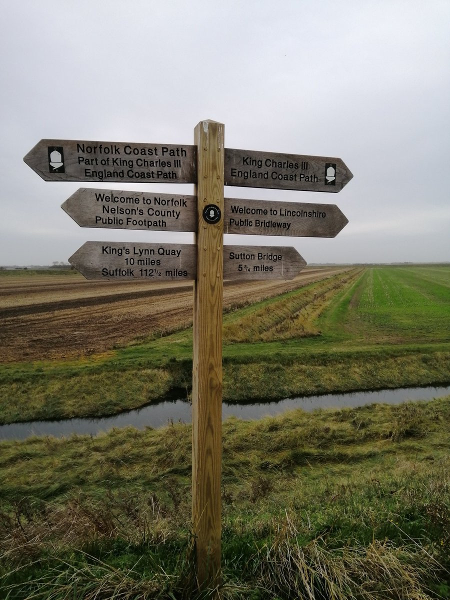 HarriermanPhil's tweet photo. Last segment of #NorfolkCoastPath completed from #SuttonBridge to #kingslynn 122 miles, 231286 steps, 2234' elevation and 13937 calories expended in total. On to the next adventure - it will be on a #bike https://t.co/N6vXPYyMSR