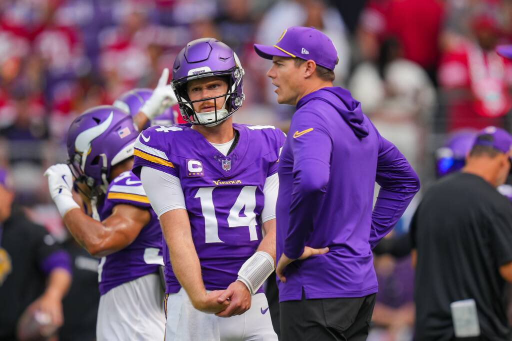 NFCNorthNewss's tweet photo. 🚨🚨BREAKING: #Vikings QB Sam Darnold and Hailey Welch (Hawk Tuah) have broken up, ending the 6 month relationship. 

“Sam was a gentleman about the breakup. He said it wasn’t because of me or anything I did, he just needs to stay focused on football at this moment. I wish Sam nothing but the best, I’ll be rooting for him and Minnesota. I just wish it could’ve worked out.”

HEARTBREAKING. 💔💔💔

(Via @talktuahpod)