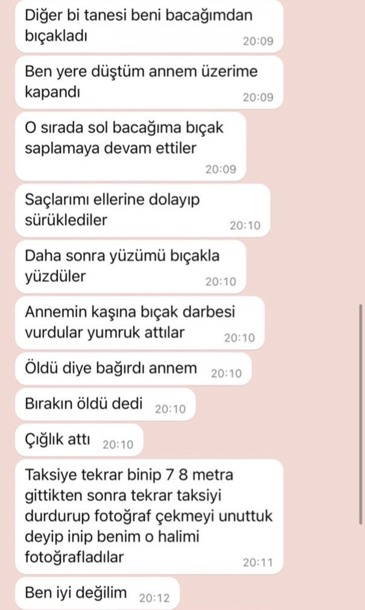 ocmvakfi's tweet photo. Saldırıya uğrayan Serdilay olayı bu şekilde anlatıyor https://t.co/b8B1JsOguT