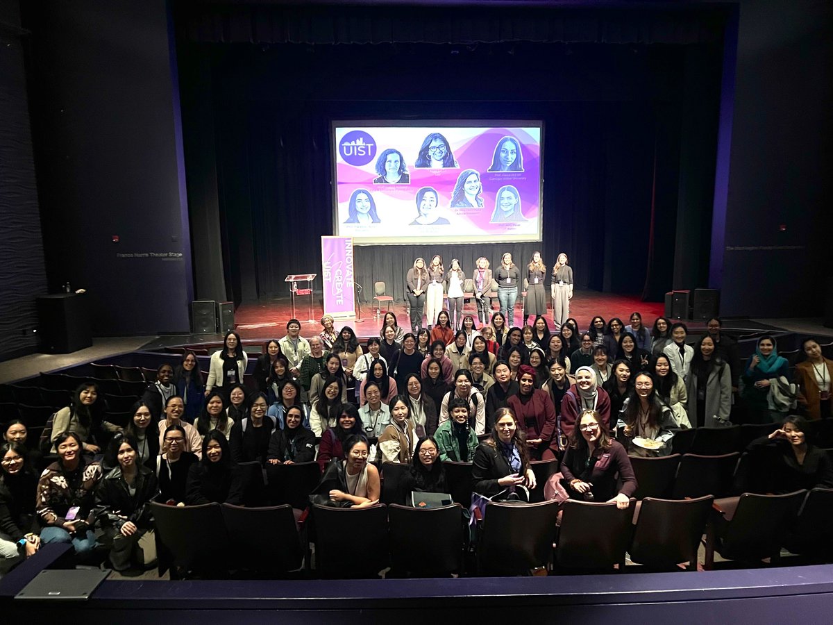 lining_yao's tweet image. Hosted by @PrernaRavi1 and @formanfunction, our diversity chairs at #UIST2024, we talked about work, mentoring, life, identity, and my little five-month old girl, in the Women's Lunch panel. Sharing the stage with Wendy Mackay, Mira Dontcheva,@amypavel @alexiiion @parastooabtahi