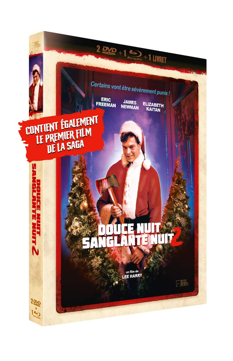 RiminiEditions's tweet photo. Précommandez dès maintenant DOUCE NUIT, SANGLANTE NUIT 2, le 06 décembre dans notre collection ANGOISSE
#DouceNuitSanglanteNuit2 #SilentNightDeadlyNight2 #LeeHARRY #EricFREEMAN #JamesNEWMAN #ElizabethKAITAN #BLURAY #DVD #CollectionANGOISSE https://t.co/hga8FxgDyt