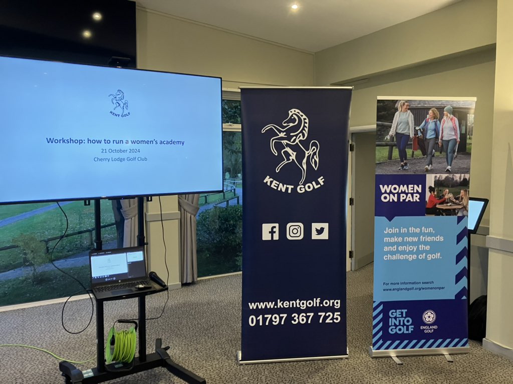 Looking forward to a great workshop on how to run a women’s academy. @KentGolf @cherrylodgegc