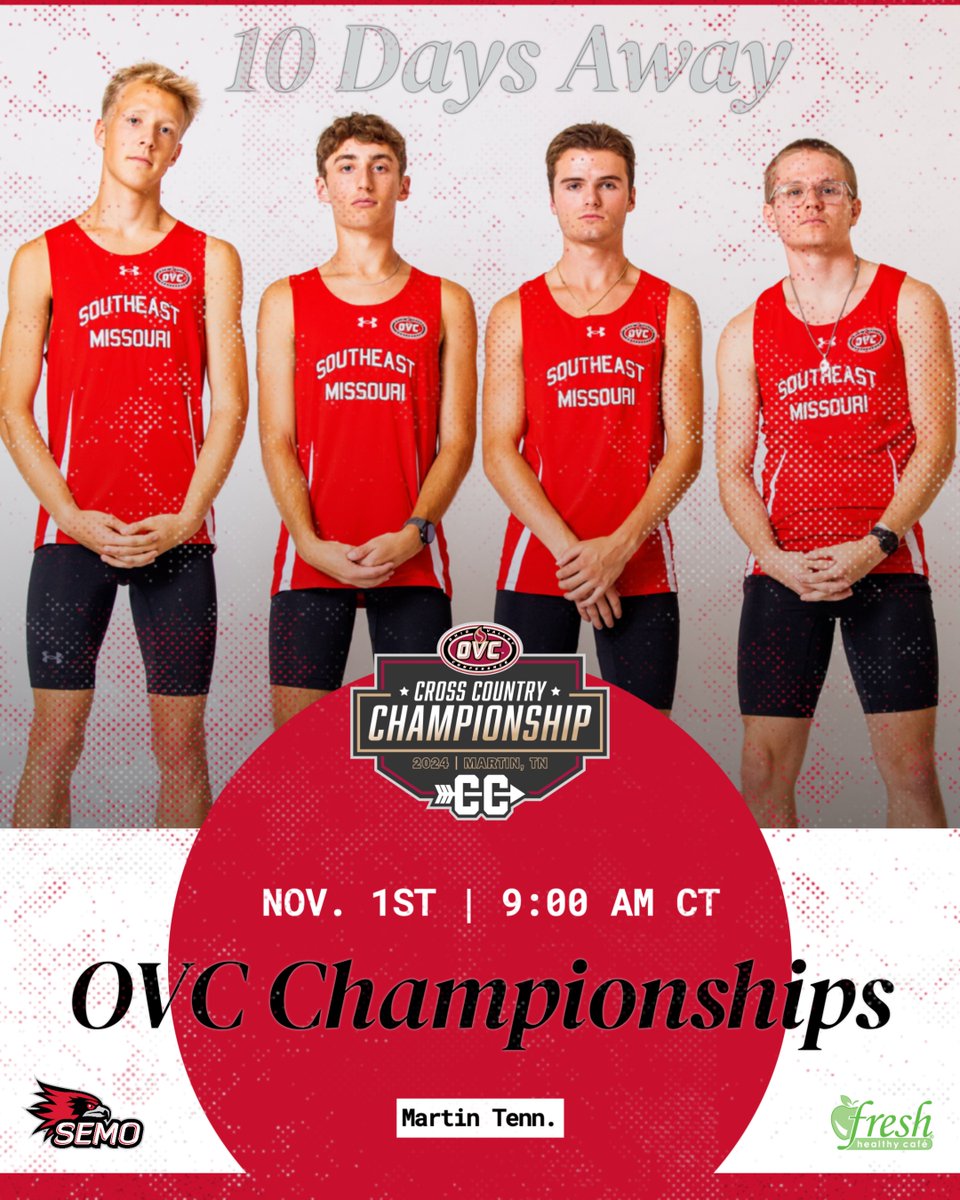 🚨OVC XC Championships🚨
The Cross Country Championships are 🔟days away‼️ Don't Miss out👀
📰shorturl.at/3BoBU

#FeelinRowdy