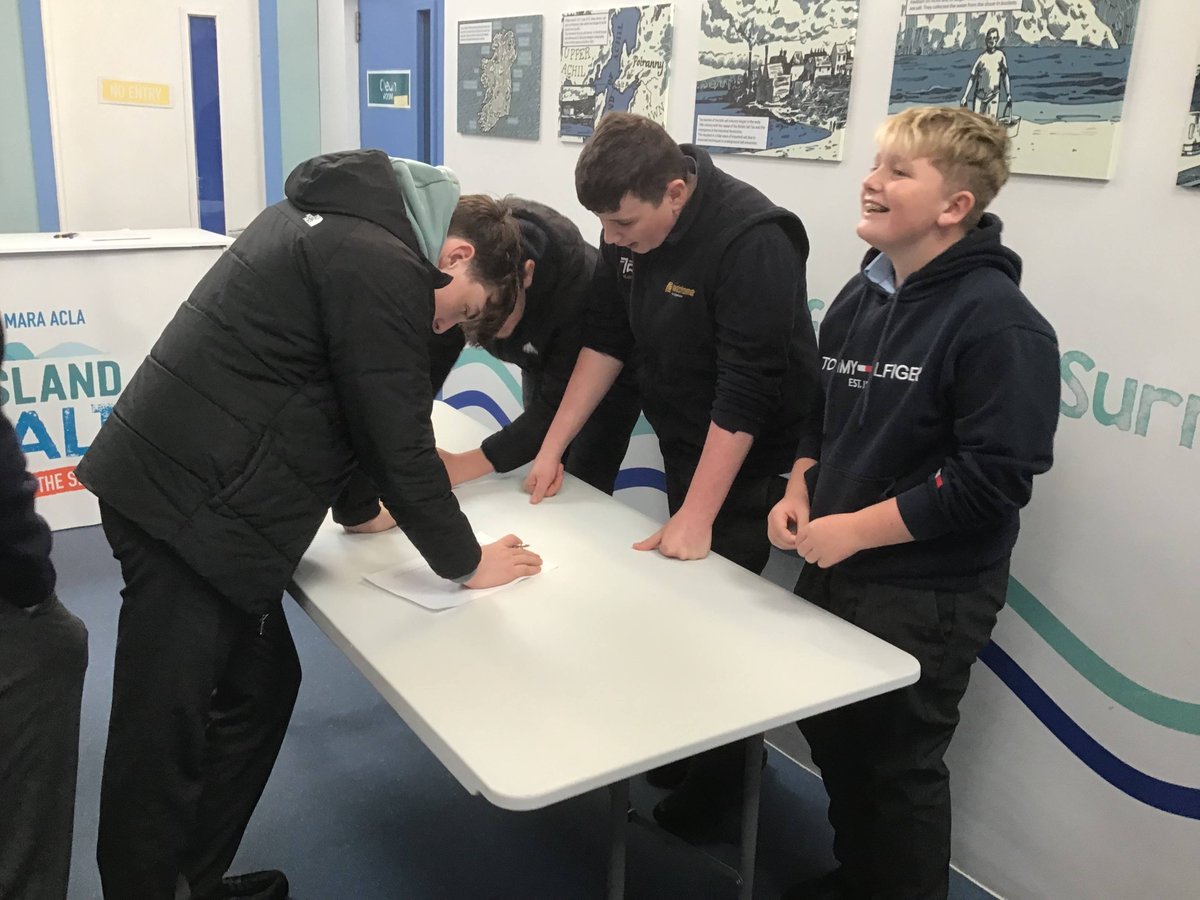 stgeralds's tweet photo. Thanks to Marjorie and Kieran from Achill Island Sea Salt for having St. Gerald's College 3rd year Business Studies students attend onsite today for a worthwhile informative, interesting (&amp; tasty!) business trip. https://t.co/hceyGdWkTV