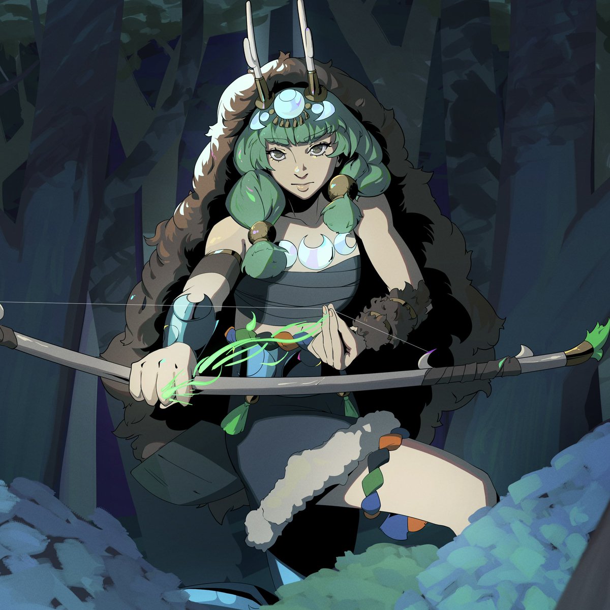 xwizardbeer's tweet photo. Artemis 
#HadesFanArt #HadesII https://t.co/zA01JuHuw4