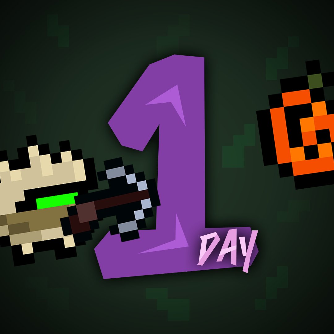 hallowhunt's tweet photo. 🎃 IT'S TOMORROW!! The Hallow Hunt demo launches in 1 day! 🧟

🌟 Go and retrieve the hallow artifact to save the land of the undead! ⛄️

🕖 The demo drops on October 25th! Mark your calendar and stay tuned! 📅 https://t.co/3PGQFtysEK
