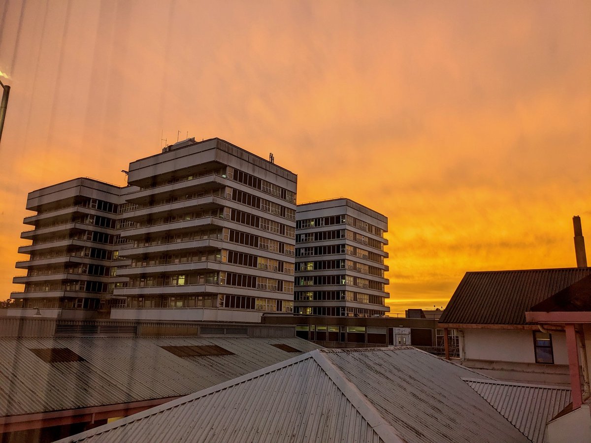 A cracking #VistaFromLister this evening - photo not doing it justice! 🌇 <a href="/enherts/">East and North Hertfordshire Teaching NHS Trust</a>