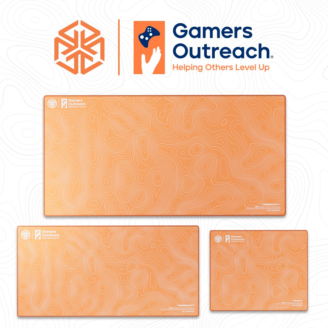 4D X <a href="/GamersOutreach/">Gamers Outreach</a> 

We teamed up with Gamers Outreach to create a limited edition collection of mousepads to directly fund one of their "GO Kart" gaming stations for our local children's hospital. 

The drop is LIVE on our site!