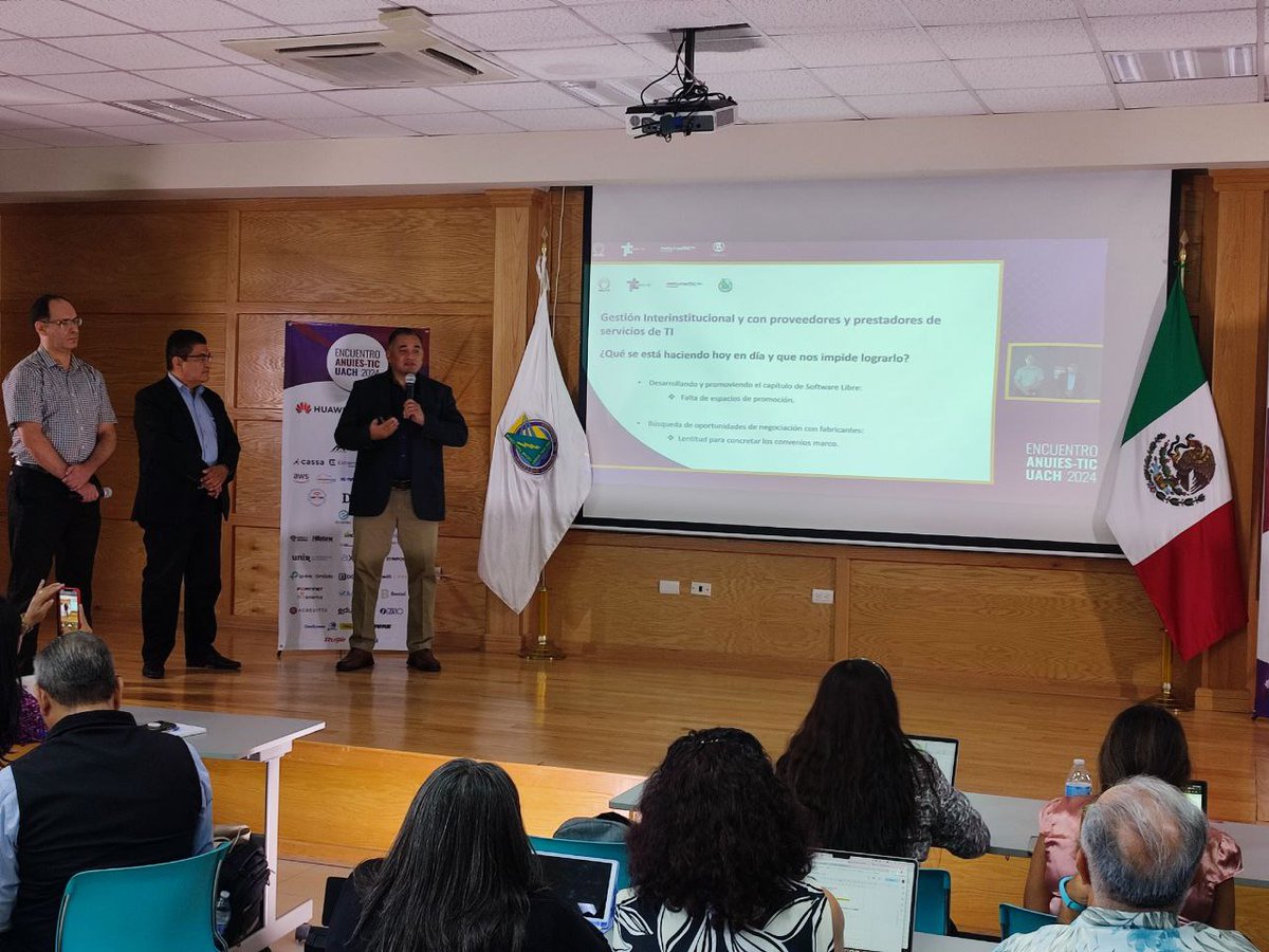 MetaRed México (@metaredmx) on Twitter photo En el contexto del #EncuentroANUIESTICUACH2024, continúa la Reunión colaborativa de los Grupos de Trabajo de <a href="/anuiestic/">ANUIES-TIC</a>.
Te invitamos a registrarte al Encuentro ANUIES TIC, este 22 y 23 de octubre. 👉encuentro-tic.anuies.mx
#EncuentroAnuiesTic2024
#AnuiesTic En el contexto del #EncuentroANUIESTICUACH2024, continúa la Reunión colaborativa de los Grupos de Trabajo de <a href="/anuiestic/">ANUIES-TIC</a>.
Te invitamos a registrarte al Encuentro ANUIES TIC, este 22 y 23 de octubre. 👉encuentro-tic.anuies.mx
#EncuentroAnuiesTic2024
#AnuiesTic