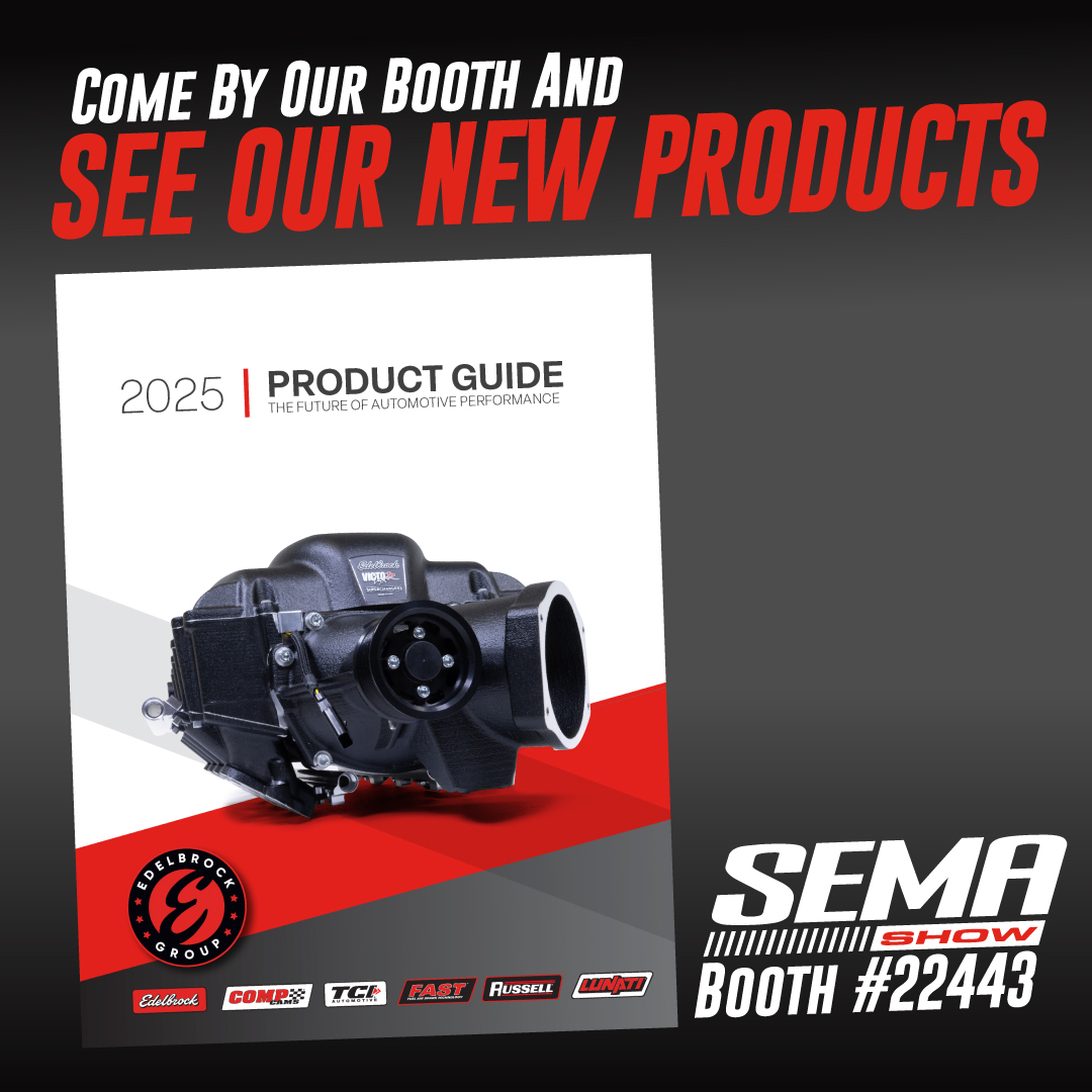 Get ready to boost your ride with our latest superchargers, carburetors, cams, &amp; more! Visit us at Edelbrock Group booth #22443, Central Hall. See you at the <a href="/semashow/">SEMA Show</a>!
#SEMA2024 #EdelbrockGroup