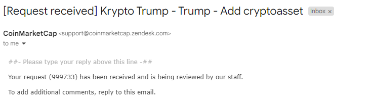 Krypto Trump tweet media