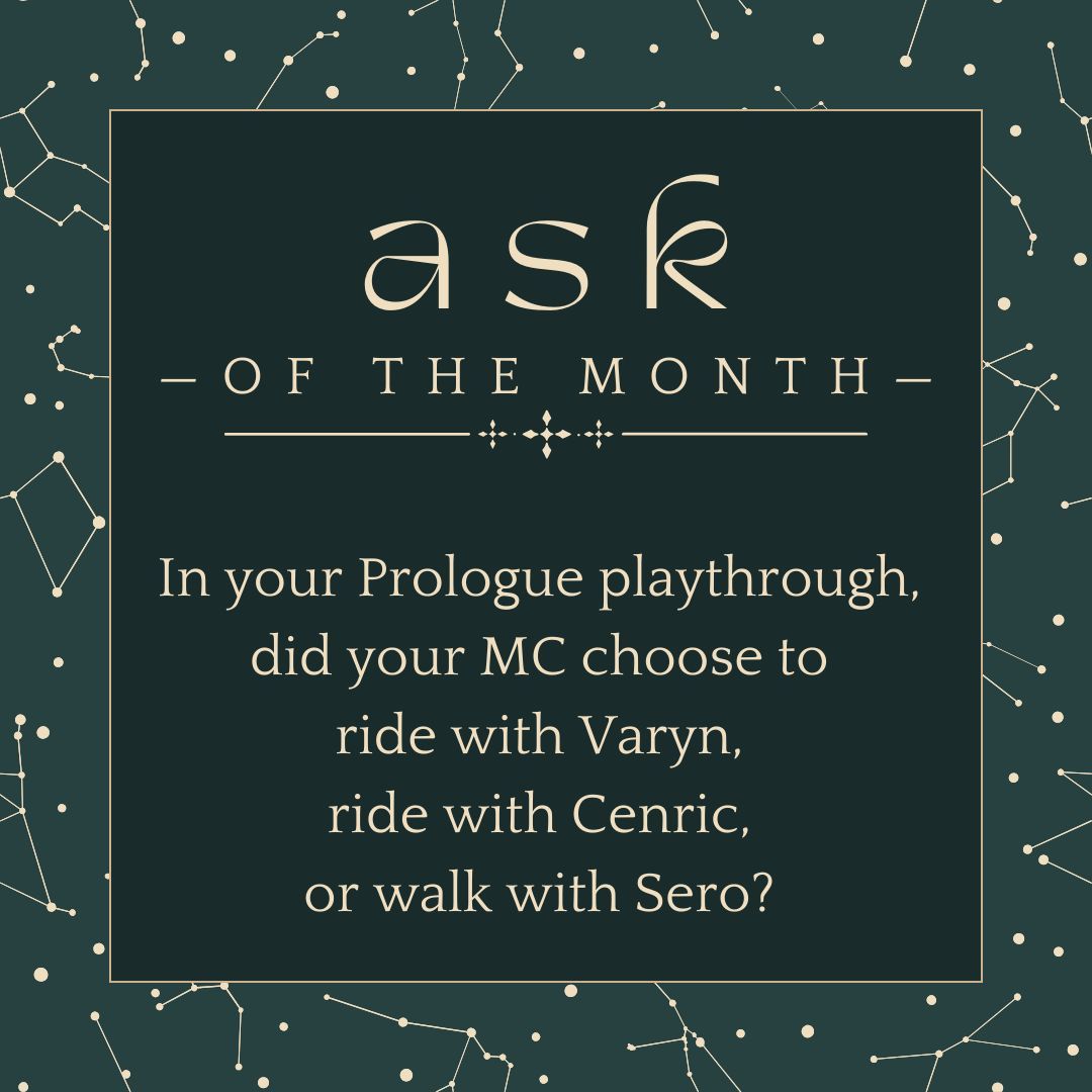 idrellegames's tweet photo. What did you choose in the Prologue? 🤔

#wayfarerif #wayfarergame #interactivefiction #interactivenovel #indiegame https://t.co/y2tdyXqdfs