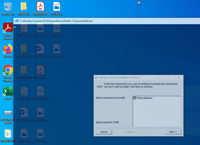 JosepAlbors's tweet photo. New campaign of #Snake keylogger targeting Spain.

🔸RAR Exe file attached to email
🔸Email impersonating real companies and emails
🔸Forgot to hide PowerShell and install app window

➡️Hashes:
383b18e2e55a4f7bea251cc82aec9cdae9f22fed
c1fd975e0df663fd49e86ae1453d0ad3eccacea8 https://t.co/8Jo8oiBjtZ