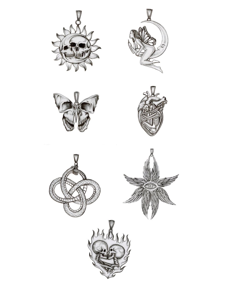marcosalvarado_'s tweet photo. Working on a new jewelry collection ⛓️

Which pendant is your favorite? https://t.co/L95rTnmObU