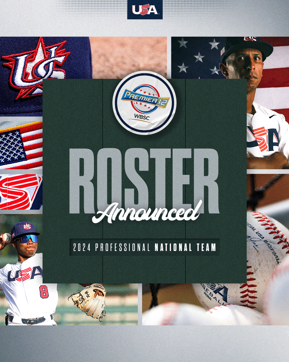 🚨 OUR PREMIER12 ROSTER IS HERE 🚨

📰: usabaseball.com/news/usa-baseb…