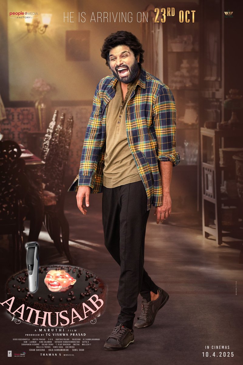 munna_pra_boss's tweet photo. Introducing AAthu sAAb 🦊🍰🌝
#RajaSaab #AAthuAArjun #Pushpavathi 2 https://t.co/LEi6ZT0l4s