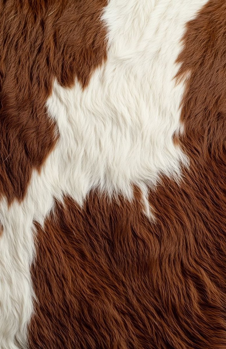 tryChant's tweet photo. Made by #midjourney.

Prompt: A close-up of a cow’s skin pattern, featuring a brown and white color combination with a natural texture background, in the style of high-definition photography. The composition is symmetrical, with the center point in a front view, highlighting the details and textures. Bright light illuminates the soft fur material. The high-resolution detail display and rich colors and patterns add vitality to the animal elements.

Check more AI-generated images on @vavebg