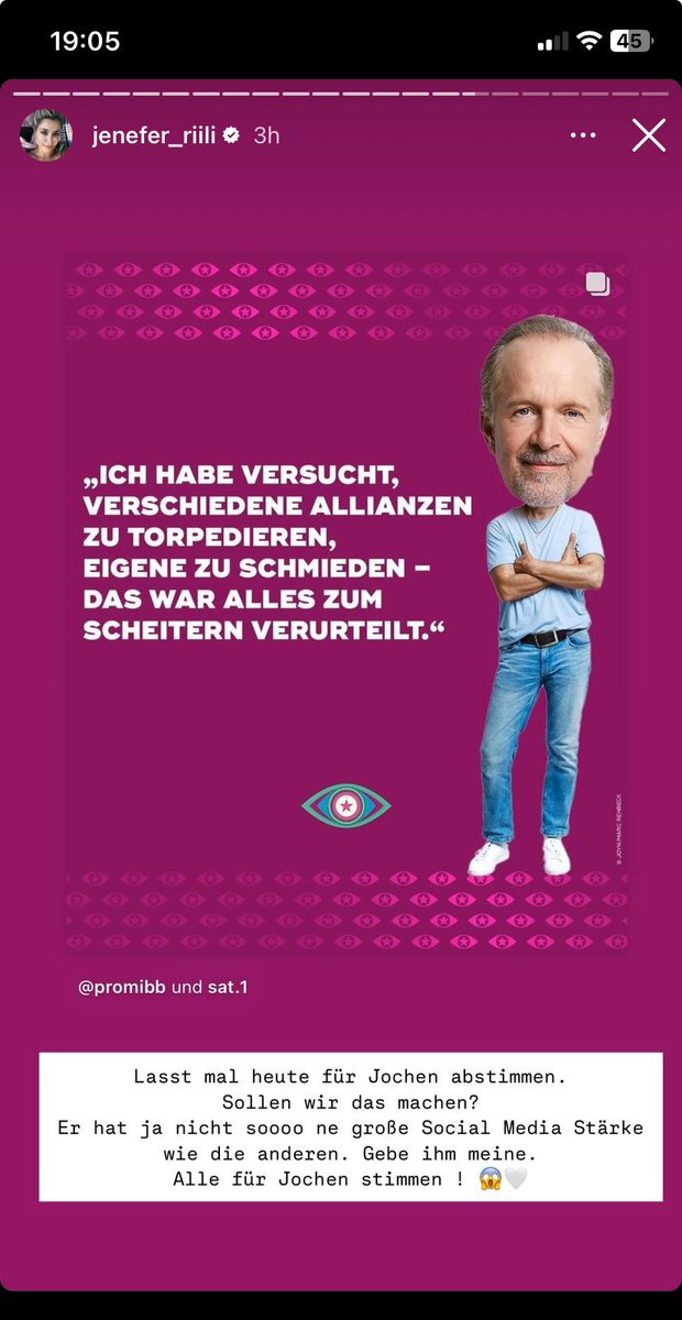 cfyrsntk9n's tweet photo. Die Ex von Matze ist für Jochen: #promiBB #Instagramm https://t.co/m2MLVZmHcH
