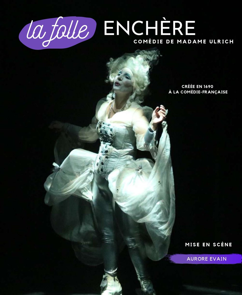 ifecosse's tweet image. Don't miss the screening of “La Folle Enchère” by Thérèse Ulrich, first comedy published by a woman in 1690! This adaptation by @auroreevain features songs by Alain Bashung, Mylène Farmer, Serge Gainsbourg...

Film +Q&amp;amp;A with Aurore Evain
24 Oct @ifecosse
🎟️ifecosse.org.uk/events-agenda/…