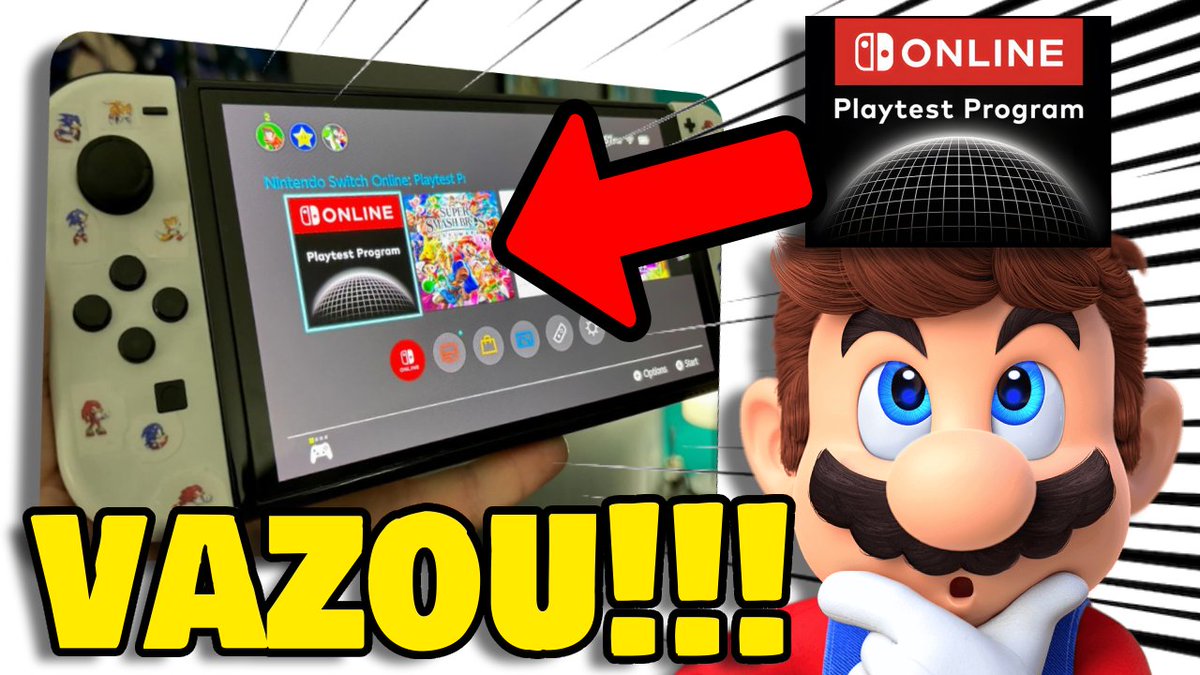 ColvaraDX's tweet image. 🚨 Vazou! Detalhes do Online Playtest Program da Nintendo foram revelados! Descubra tudo sobre esse programa secreto e o que pode vir por aí 🎮👀

Assista agora: youtube.com/watch?v=KG48ti…

#Nintendo #Vazamento #NintendoSwitch