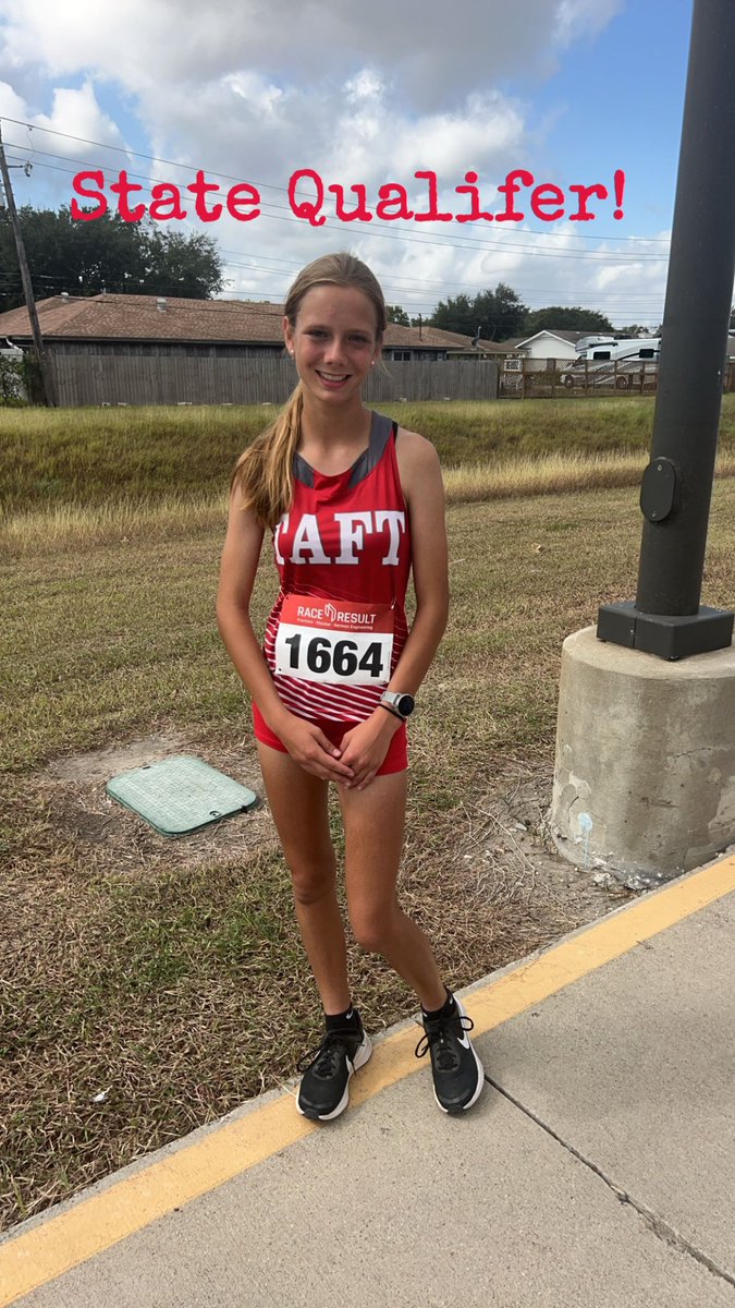 Congrats to Freshman Adelyn Miller for qualifying for State. #RaidersWin
