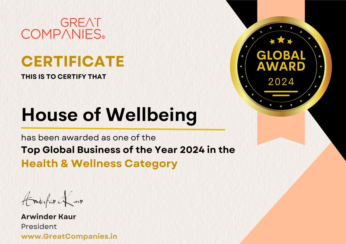 House of Wellbeing tweet media