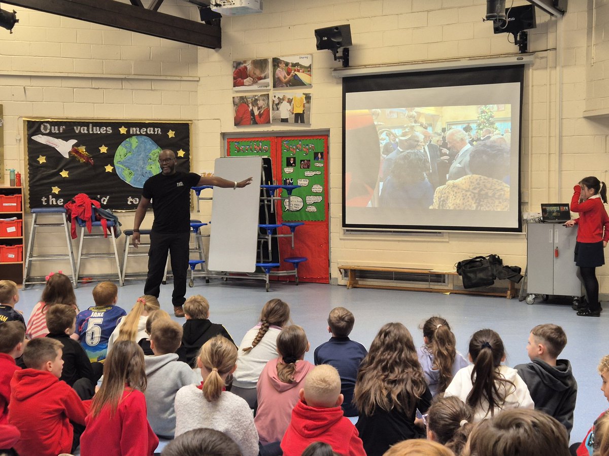 Wow, what an inspiring and engaging assembly we were fortunate to have from Sean this morning about his families Windrush story, we are looking forward to learning more from Sean on his next visit! Diolch! <a href="/NBTCUK/">NoBoundaries Training & Consultancy</a> <a href="/Swharts6/">Cllr Sean Wharton</a>