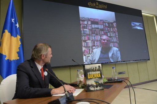 Today, the 10th edition of the Diplomatic School for young diplomats from different countries around the world began. I had the great honor of moderating two central topics with special guests: Prof.Bekim Sejdiu and the well-known commentator on int.politics in 🇵🇹, Nuno Rogeiro.