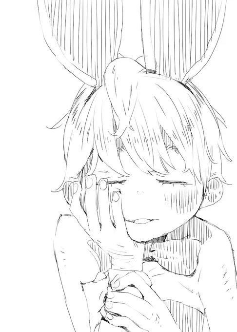 そんなに見てもだめです 
