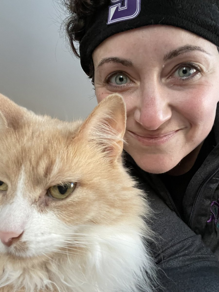 Dr. Dani Arigo, also now on BSky (same @) (@drdaniarigo) on Twitter photo Happy Monday! Had a great start to the day, w/5K in chilly sunshine 🏃🏻♀️& my old man kitten baby hanging out while I WFH. Always a good week that starts with #acwri alongside <a href="/drtessthompson/">Tess Thompson</a> & <a href="/jaclynpmaher/">Dr. Jaclyn P. Maher</a>! Afternoon = alternating between meetings & doc review. #AcademicChatter Happy Monday! Had a great start to the day, w/5K in chilly sunshine 🏃🏻♀️& my old man kitten baby hanging out while I WFH. Always a good week that starts with #acwri alongside <a href="/drtessthompson/">Tess Thompson</a> & <a href="/jaclynpmaher/">Dr. Jaclyn P. Maher</a>! Afternoon = alternating between meetings & doc review. #AcademicChatter
