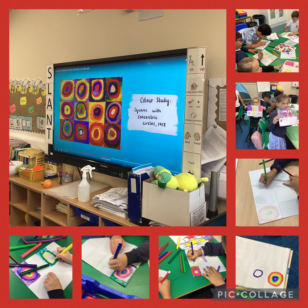 After School Art Club Week 2 we looked at the artist Wassily Kandinsky <a href="/paganelschool/">Paganel Primary</a>