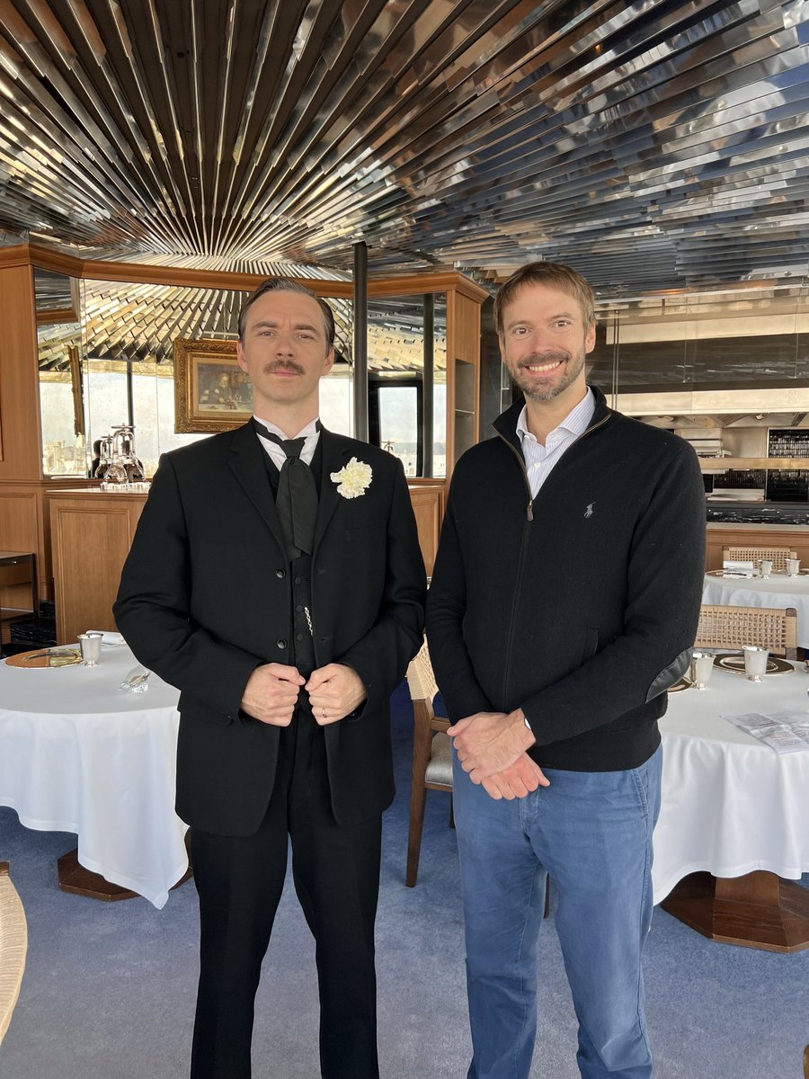 Avec mon grand-père André Terrail pour un tournage de France 2… <a href="/latourdargent/">La Tour d'Argent Paris</a> <a href="/FranceTV/">France tv</a>