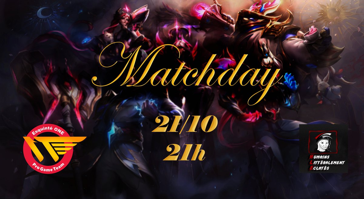 EsquinteOne's tweet photo. Dernier match contre @HumainsLE_  avant les playoffs !

#S1TWin | #S1TFighting https://t.co/i8f8xZNYYf