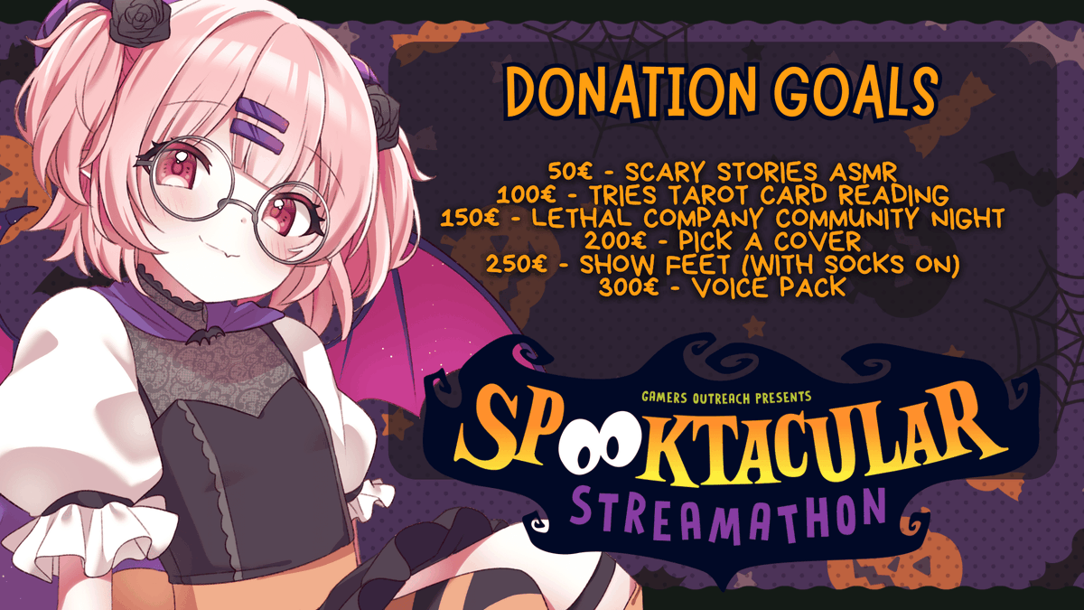 AkuNEET_'s tweet photo. πLet's Have a π’πππππ£πππ€πππ‘ Time!π
The spooky season is well started! π»
To celebrate my favorite time of the year, I want to give back to an amazing cause with @GamersOutreach!
Join me on the πππ₯π π π π ππ₯π πππ£ ππ₯ π‘βπ βπΌπ!
π#SS2024π#VTuber https://t.co/WJ6bY40Who